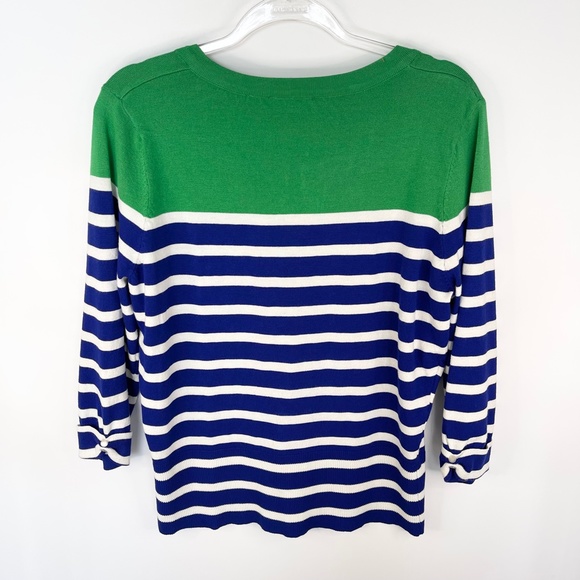 RED by Saks Fifth Avenue Women’s Cardigan Size XL Blue Green Colorblock XL - Picture 7 of 9